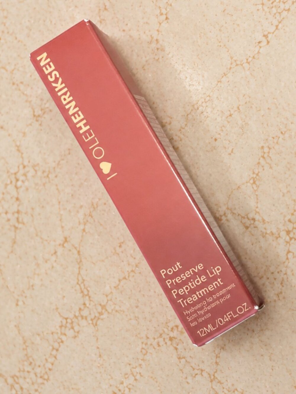 OLEHENRIKSEN Pout Preserve Peptide Lip Treatment 12ml NIB Shae Cocoa Creme